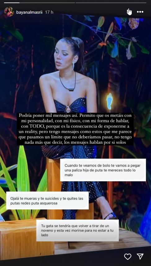 Bayan denuncia los comentarios de odio que está recibiendo