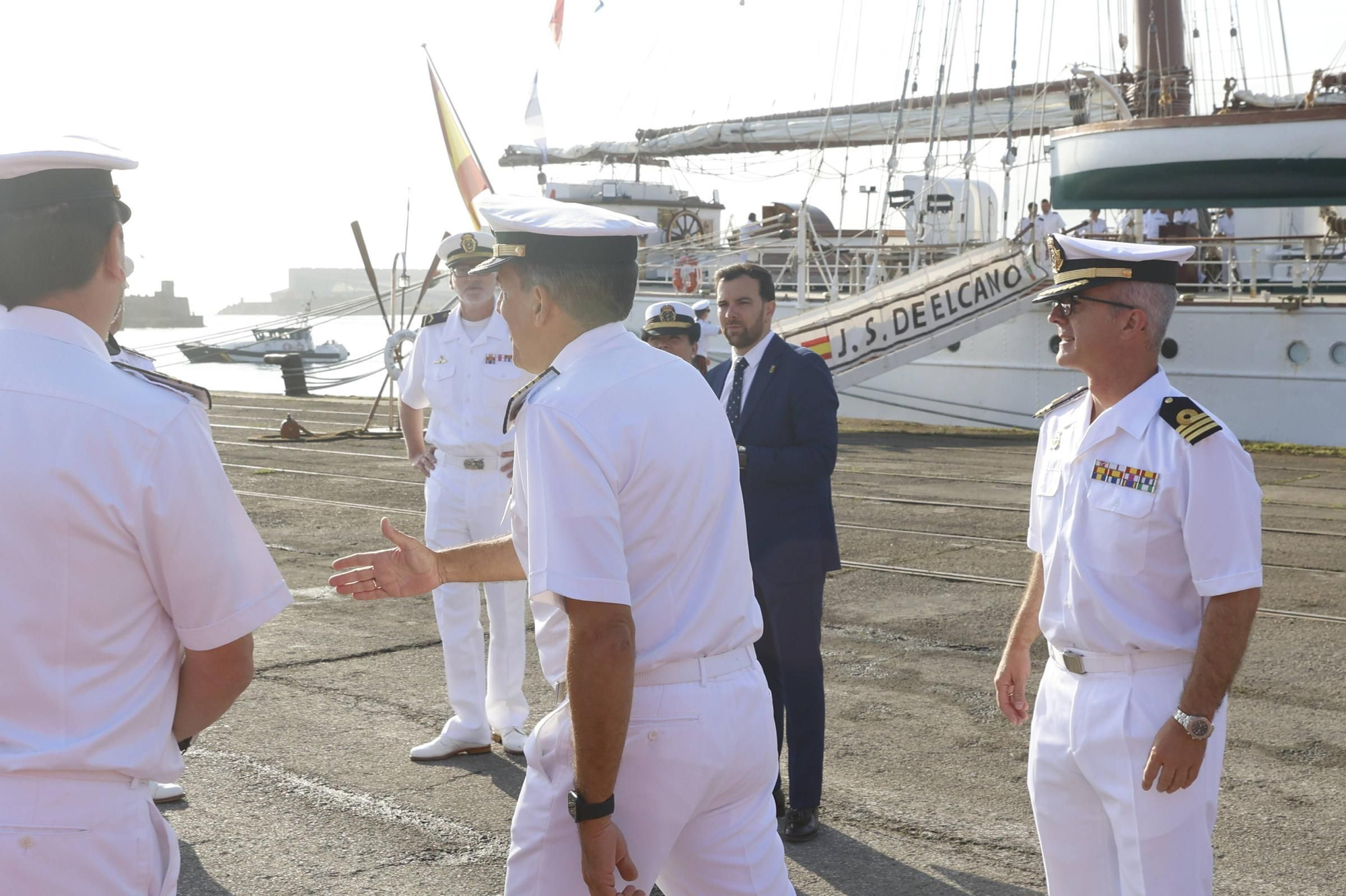 EN IMÁGENES: Así fue la llegada de la Princesa Leonor a Gijón en "Elcano"