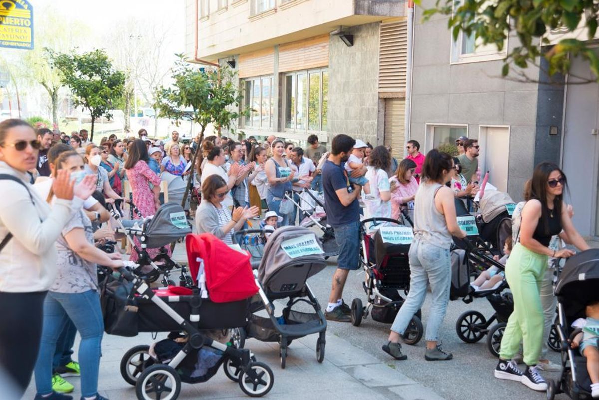 Participantes en la concentración.