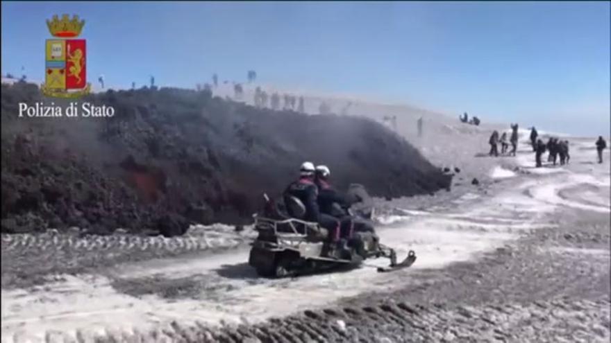 Erupción del volcán Etna