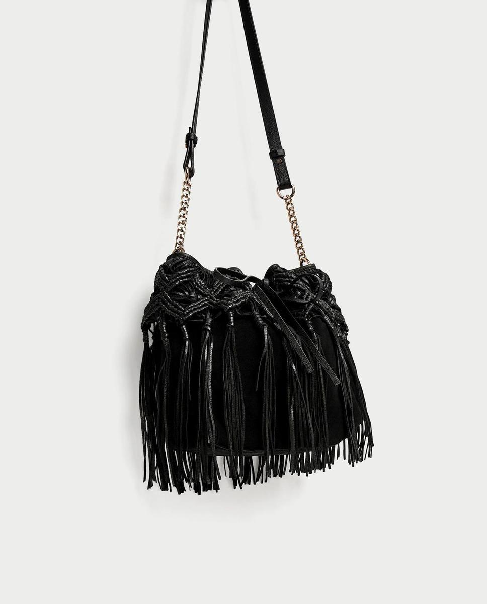 Rebajas 2018: bolso negro de Zara