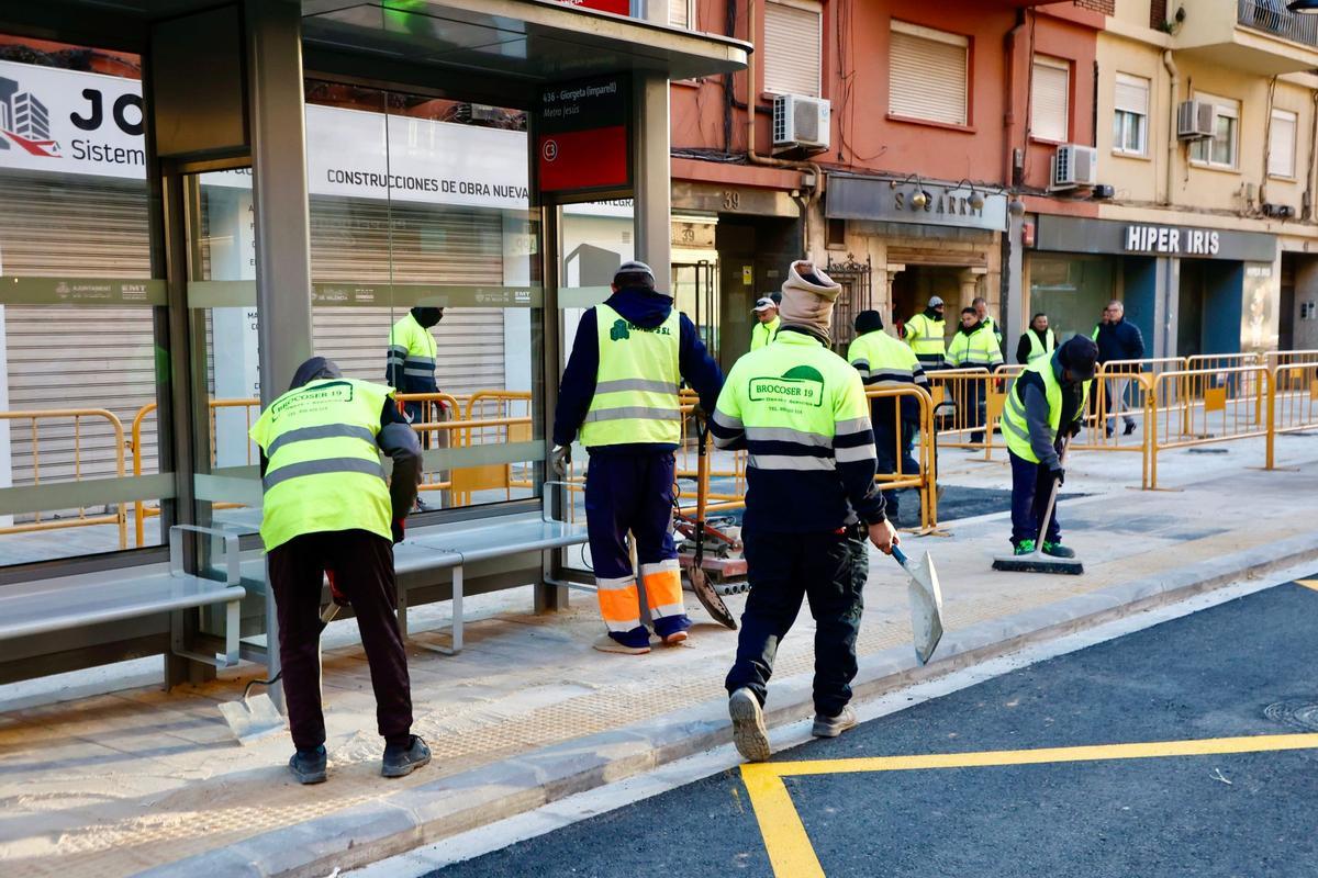 Reapertura de la avenida de Giorgeta en València