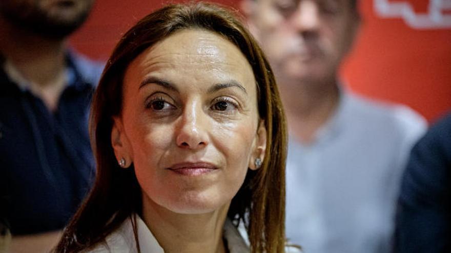 La alcaldesa de Arico, Olivia Delgado (PSOE).