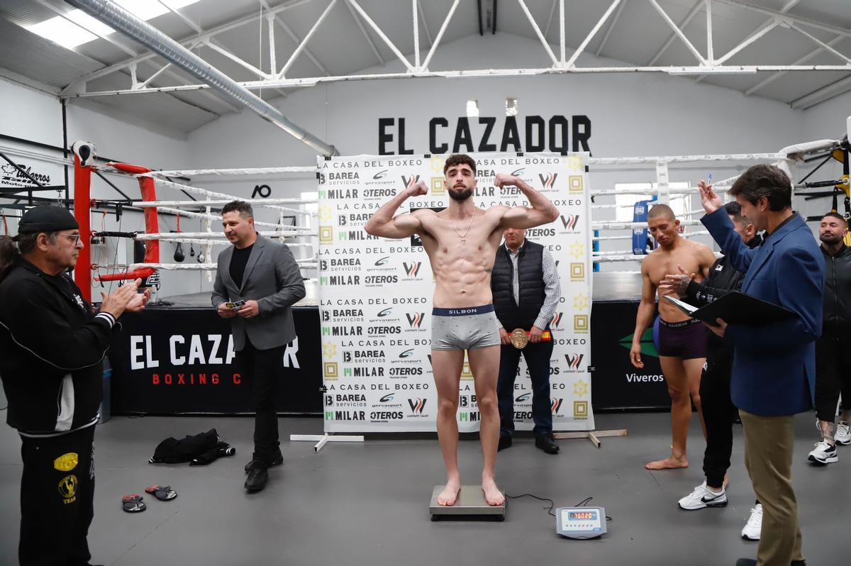 Las imágenes del pesaje de El Cazador Jr y Ronny Landaeta Las imágenes del pesaje de El Cazador Jr y Ronny Landaeta