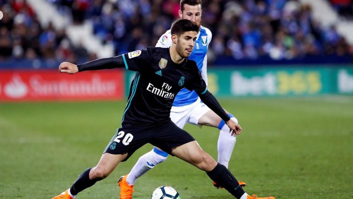 Marco Asensio castigó con su talento a la defensa del Leganés