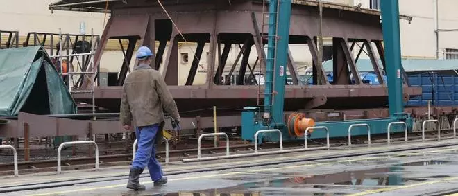 Armón entrega el primer buque hecho en el antiguo astillero de Barreras, en Vigo