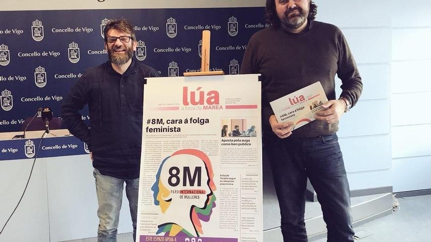 Jácome y Pérez presentaron esta mañana la publicación. // Marea