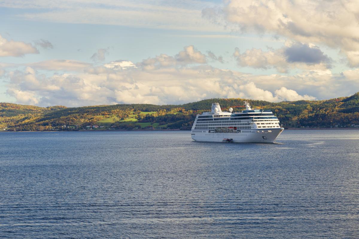 El crucero de Oceania Cruises en alta mar