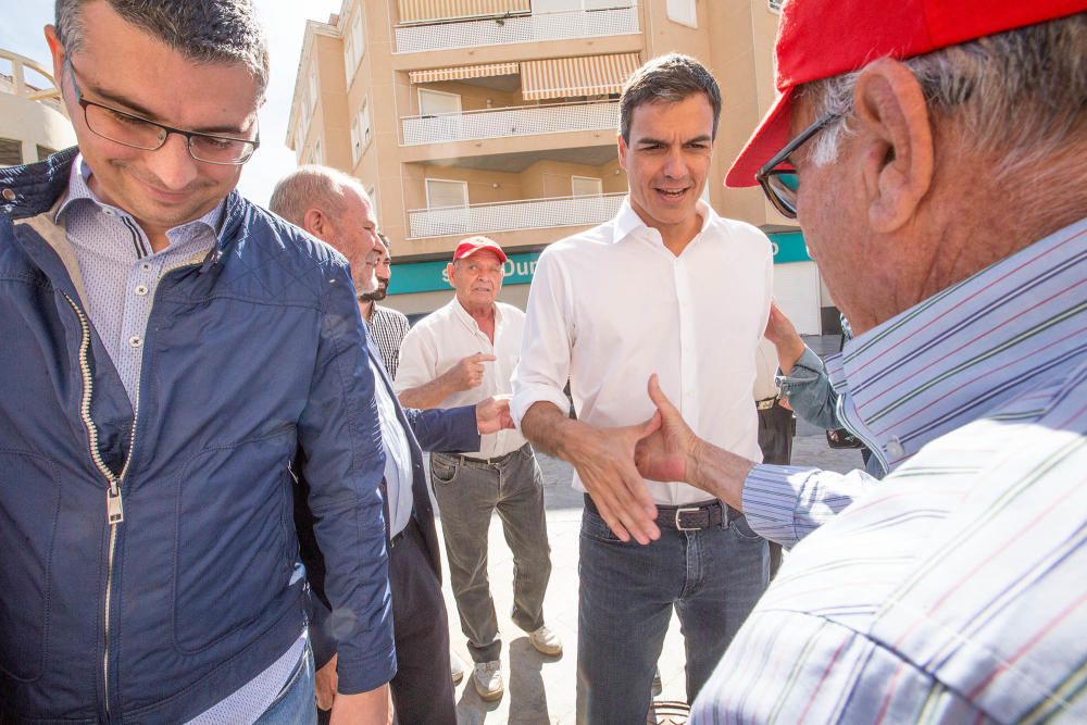 Visita de Pedro Sánchez a Orihuela