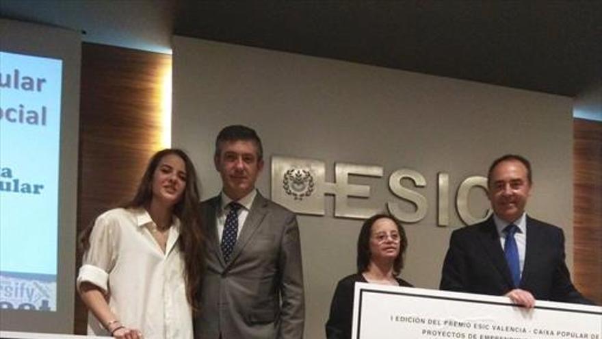 El proyecto de Sonia Nieto triunfa en los I Premios ESIC Valencia-Caixa Popular