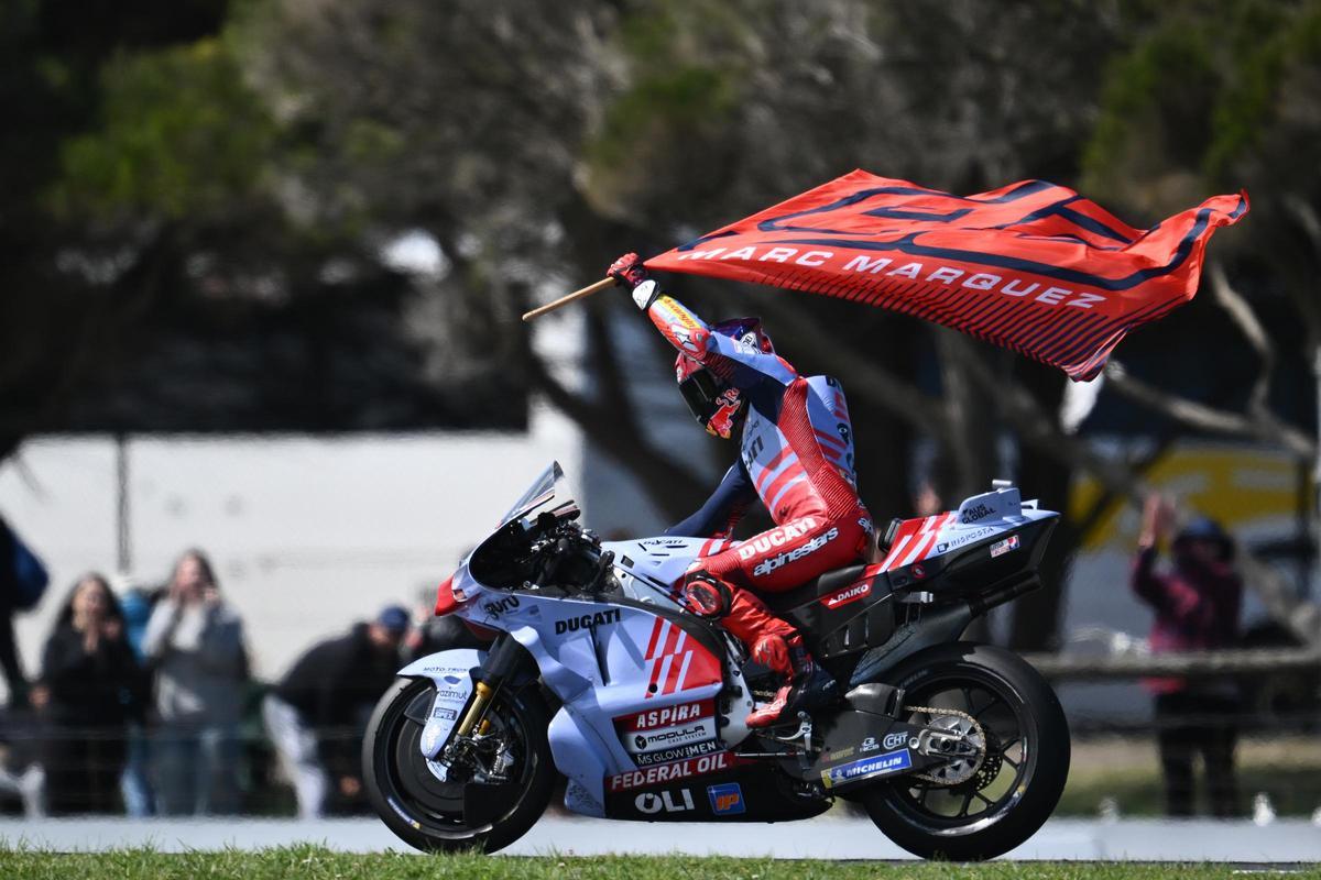 La carrera del GP de Australia de MotoGP. La carrera del GP de Australia de MotoGP.