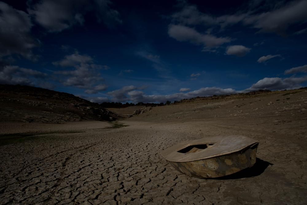 Sequía en Zamora: Mínimos en el embalse del Esla