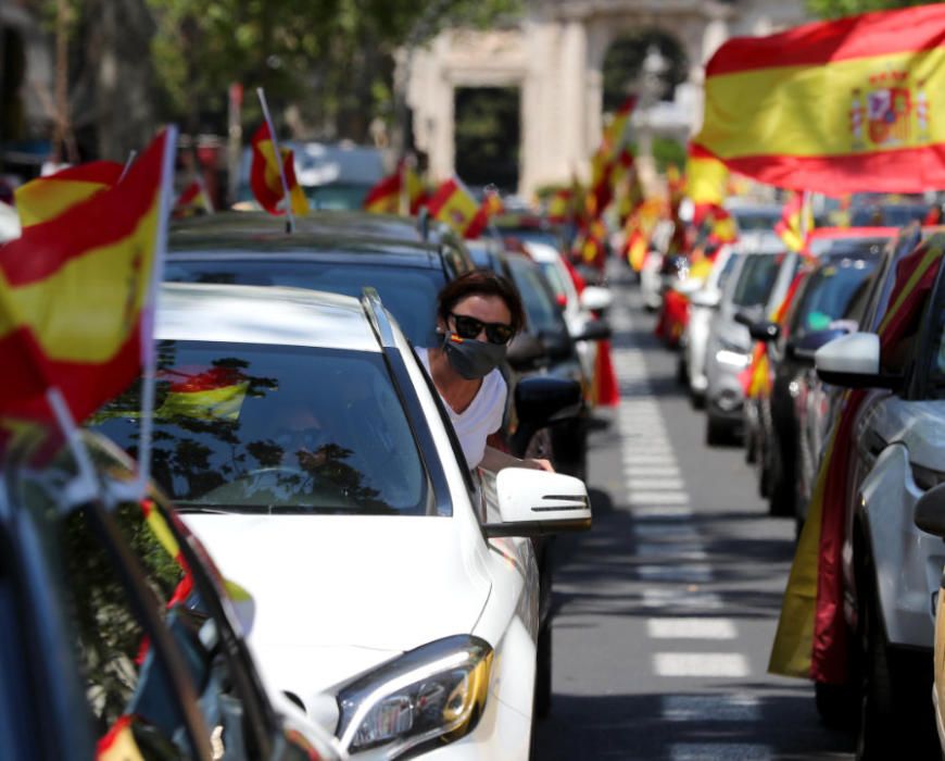 Manifestación contra el Gobierno convocada por Vox en Valencia