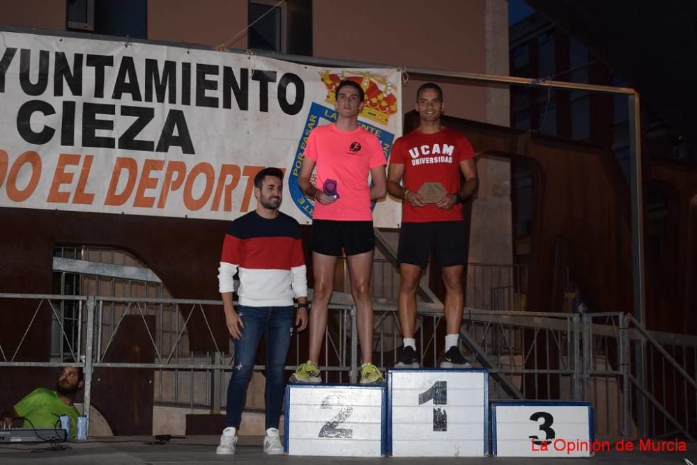 Podios IV Carrera Popular Puentes de Cieza