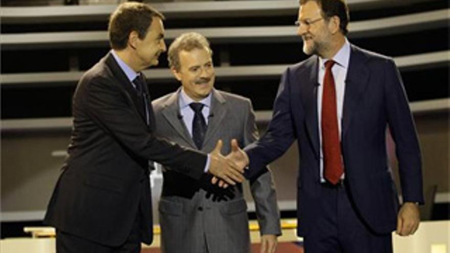 13 millones de telespectadores siguieron el debate Zapatero-Rajoy