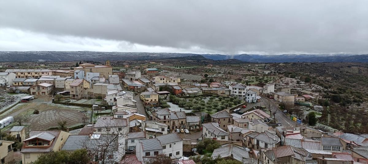 GALERÍA | La nieve cubre los pueblos de Sayago
