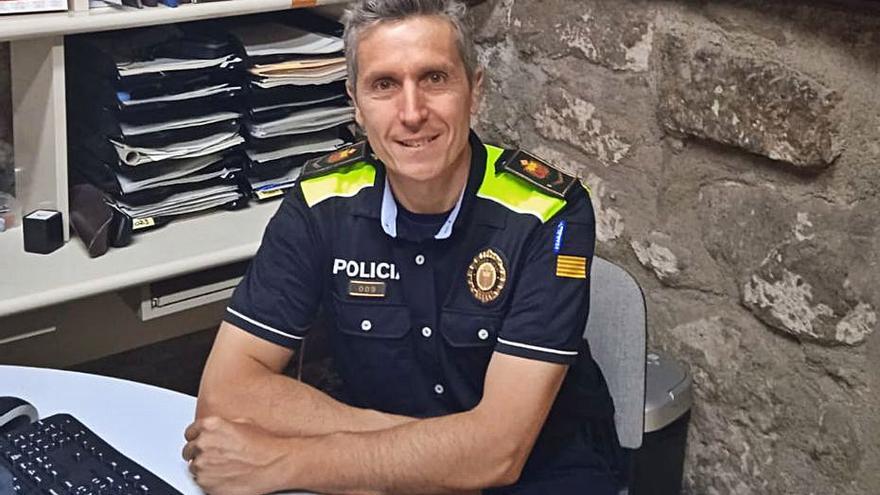Caporal en cap de la Policia Local de Solsona, Josep García | ARXIU PARTICULAR