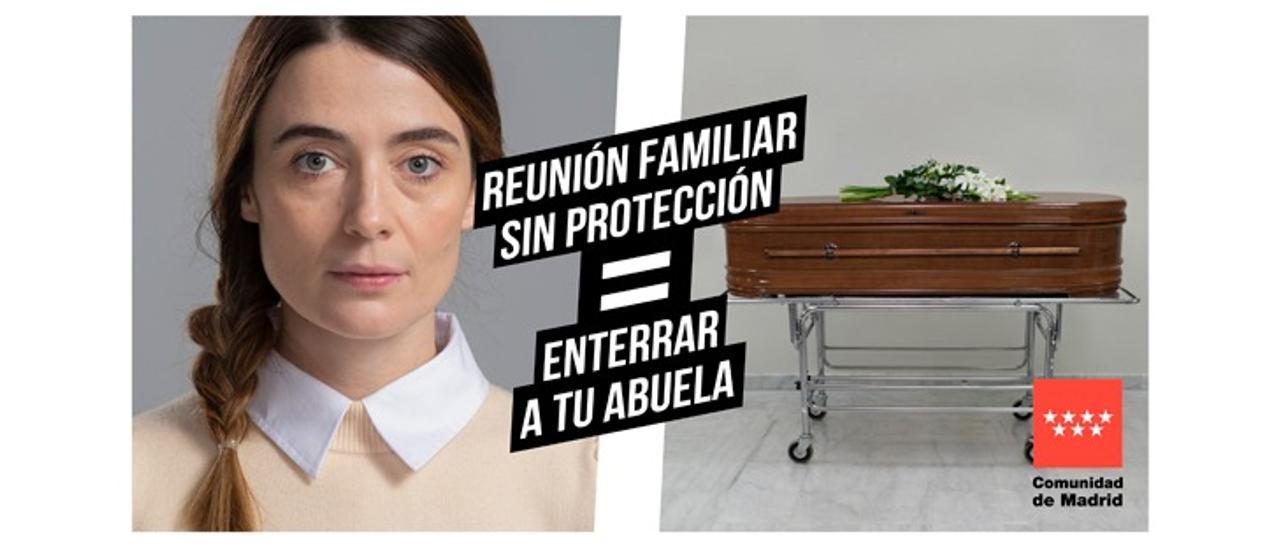 Natalia Cooper en un cartel de la campaña