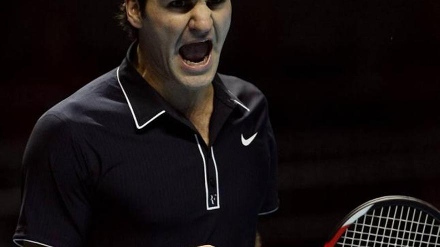 Federer se impuso ayer 3-6, 6-3 y 6-1 a Andy Murray.