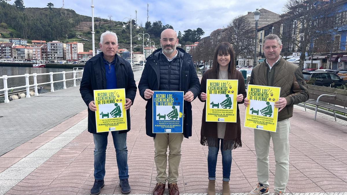 Por la izquierda, Santiago Traviesa, Paulo García, Leticia Cue y Alejandro Alonso