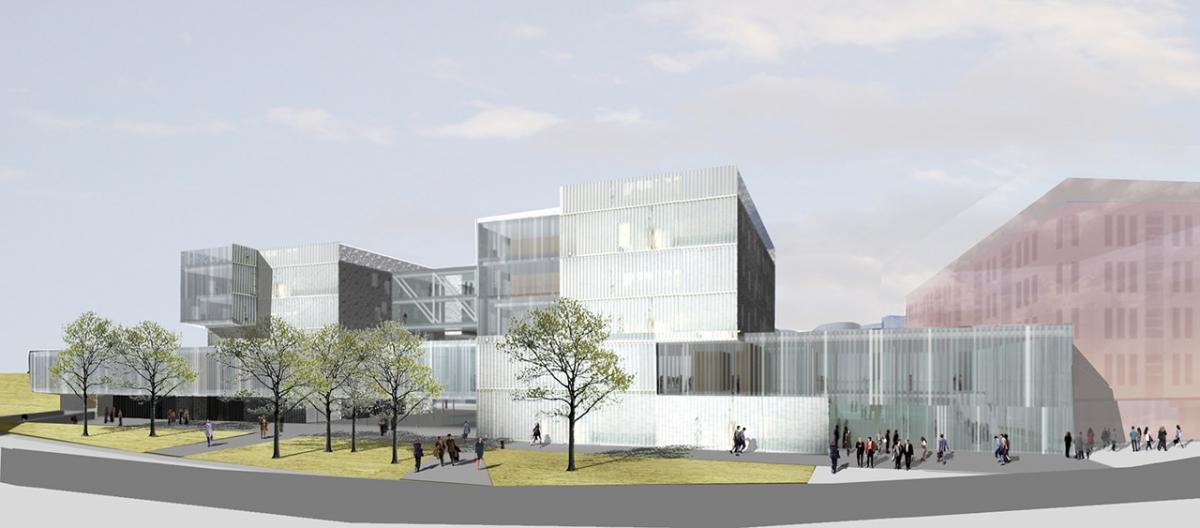 Diseño de Irisarri+Piñera para el edificio judicial proyectado en la calle Lalín