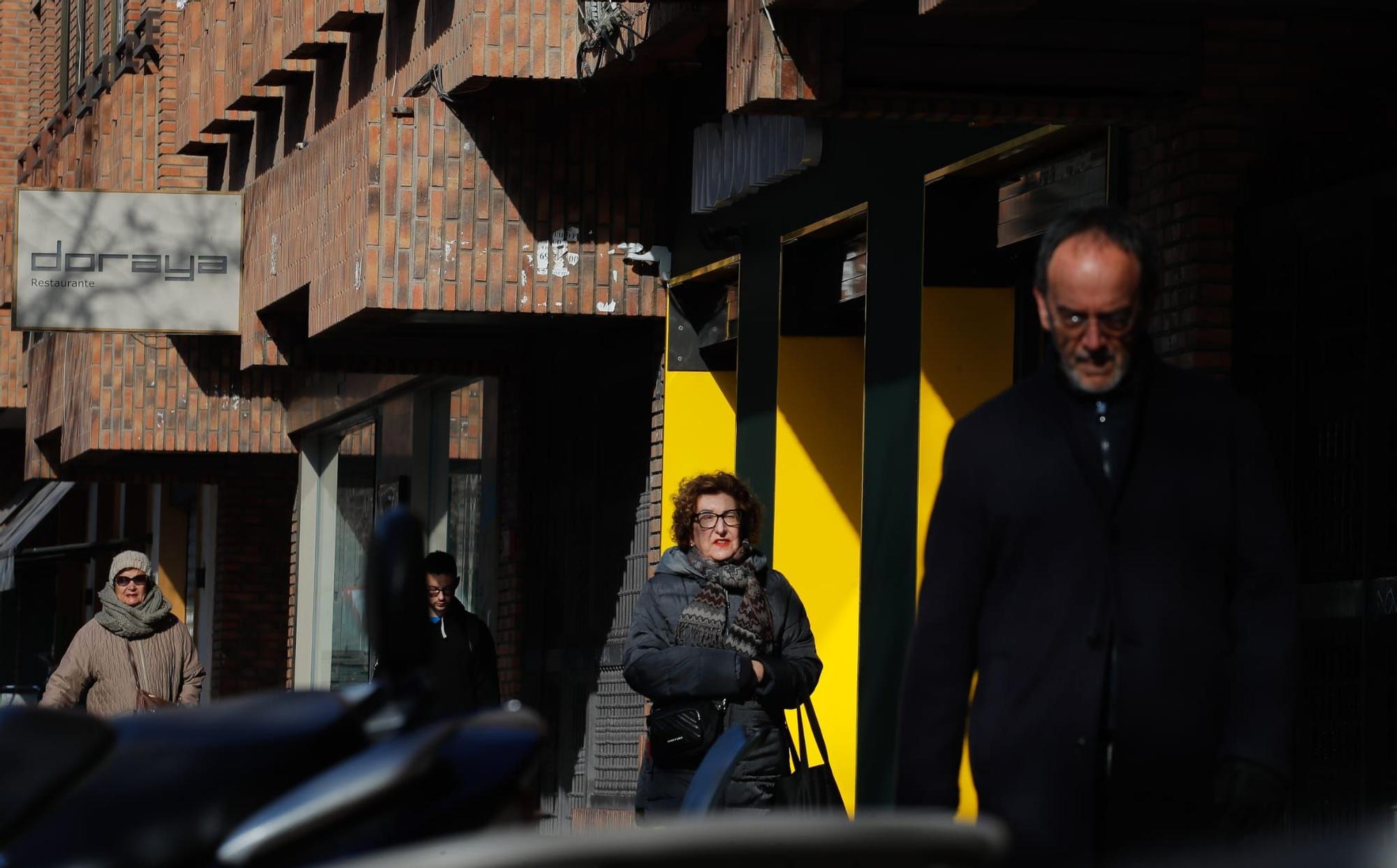 Lunes gélido y ventoso en València