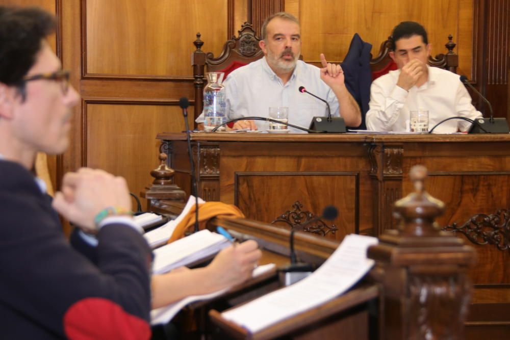 Pleno sobre la gestión del temporal en Alcoy