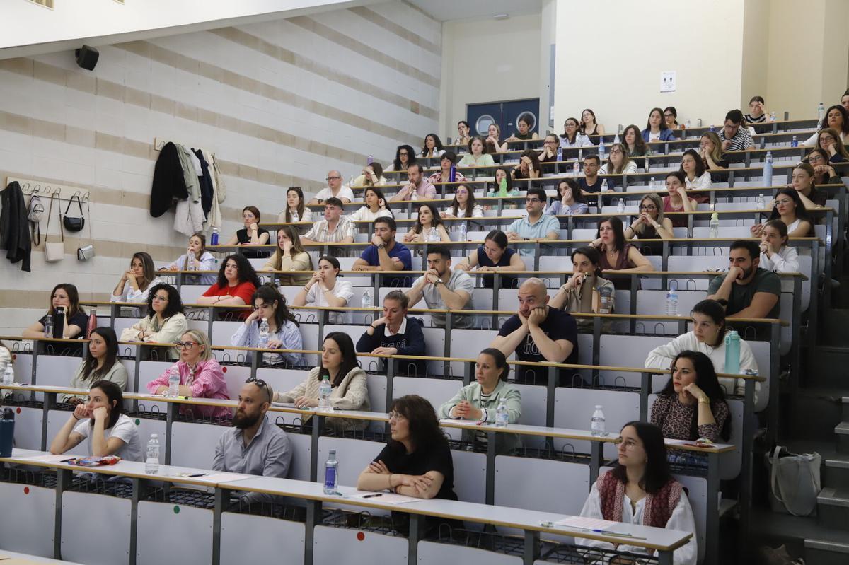 Córdoba Oposiciones del SAS en el Campus universitario de la UCO de Rabanales aulario Averroes