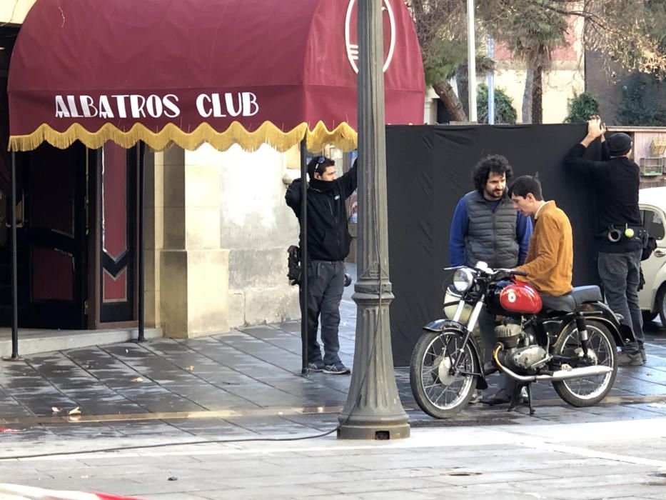 Un nou dia de rodatge d'Hache a Manresa