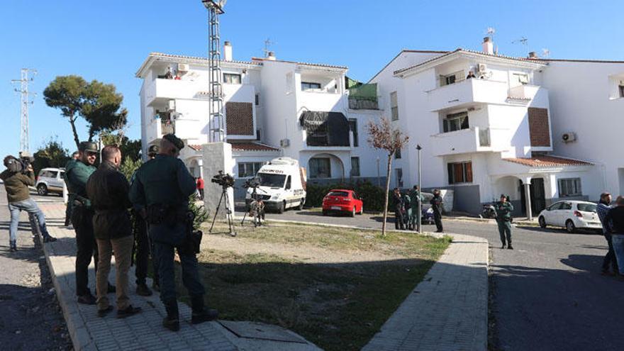 Dispositivo de la Guardia Civil tras los hechos.