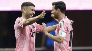 Jordi Alba, en el Mudial de Clubes junto a Leo Messi
