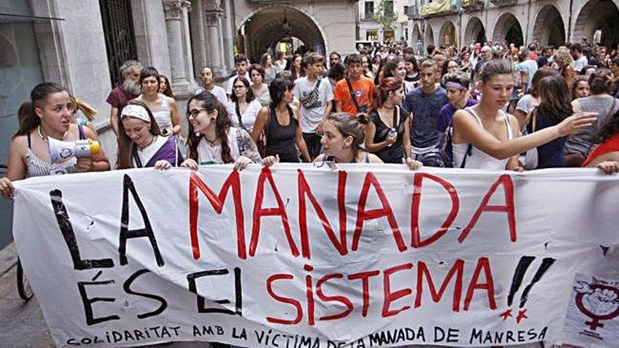 Protestes Suport a la menor violada a les principals ciutats catalanes