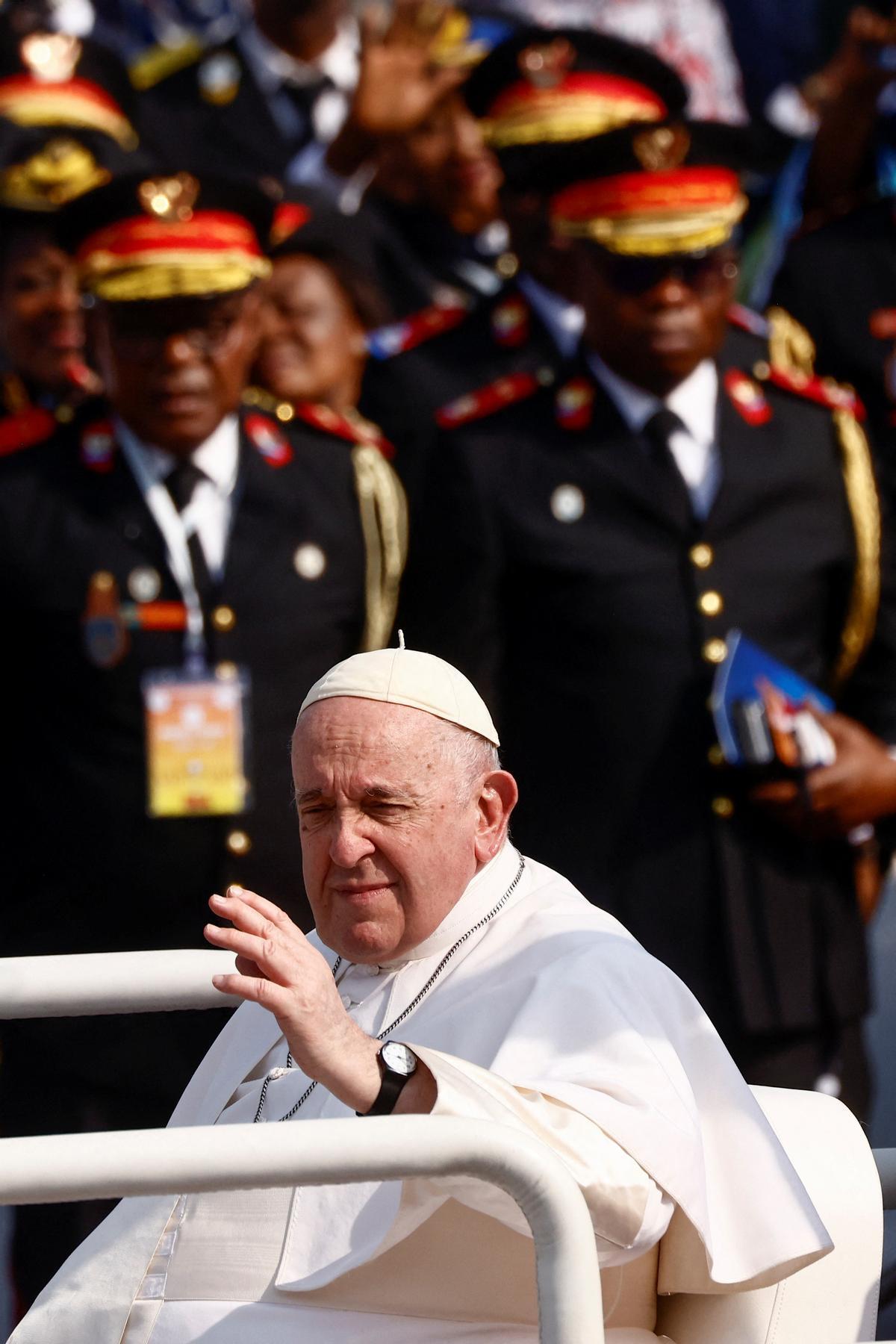 La visita del papa Francisco en el Congo