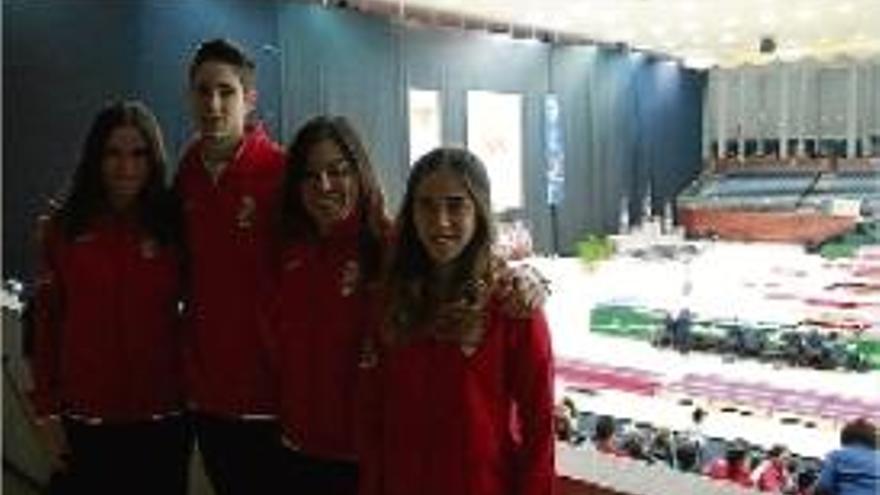 Masfret, Tachó i Torras van participar  a l&#039;europeu de trampolí a Portugal