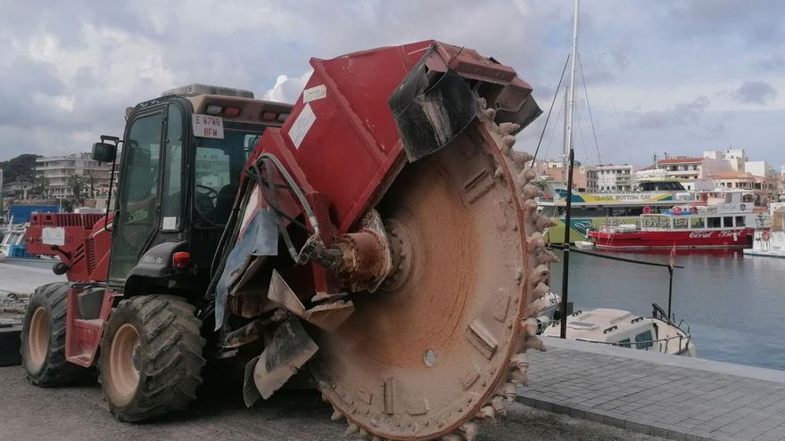 Noch beherrschen große Maschinen und Baulärm im Hafen von Cala Ratjada das Geschehen. Doch bald soll alles fertig sein.