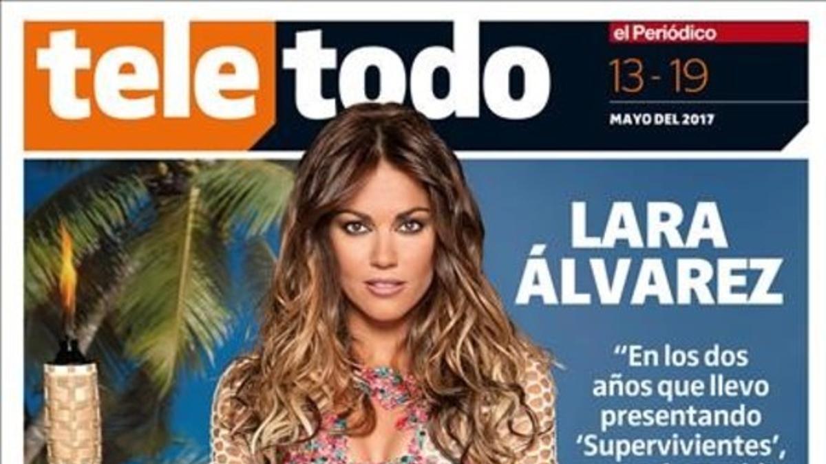Lara Álvarez, en la portada de 'Teletodo'