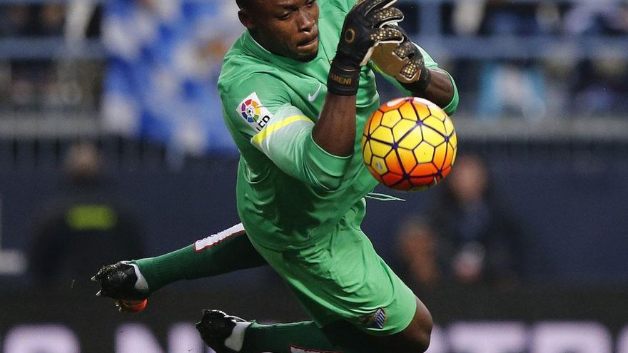 Carlos Kameni, portero del Málaga CF.