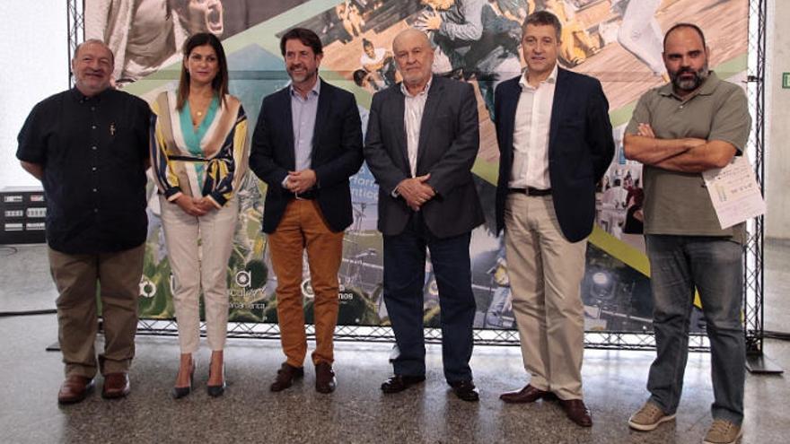 Octavio Arbeláez, Matilde Zambudio, Carlos Alonso, Aurelio González, José Luis Rivero y Mario Vega.