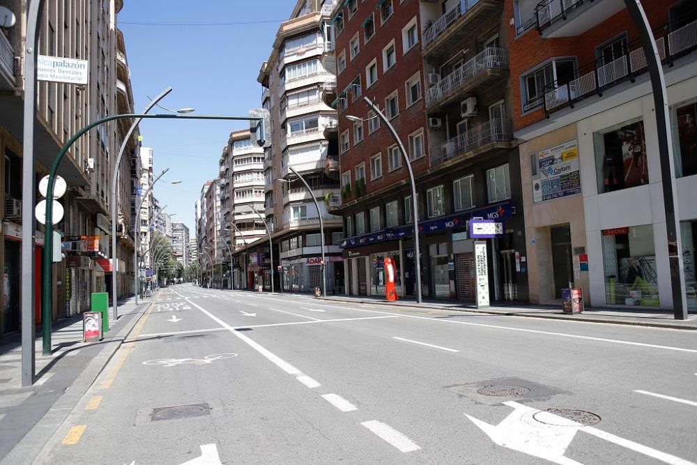 Murcia en su tercer domingo de confinamiento