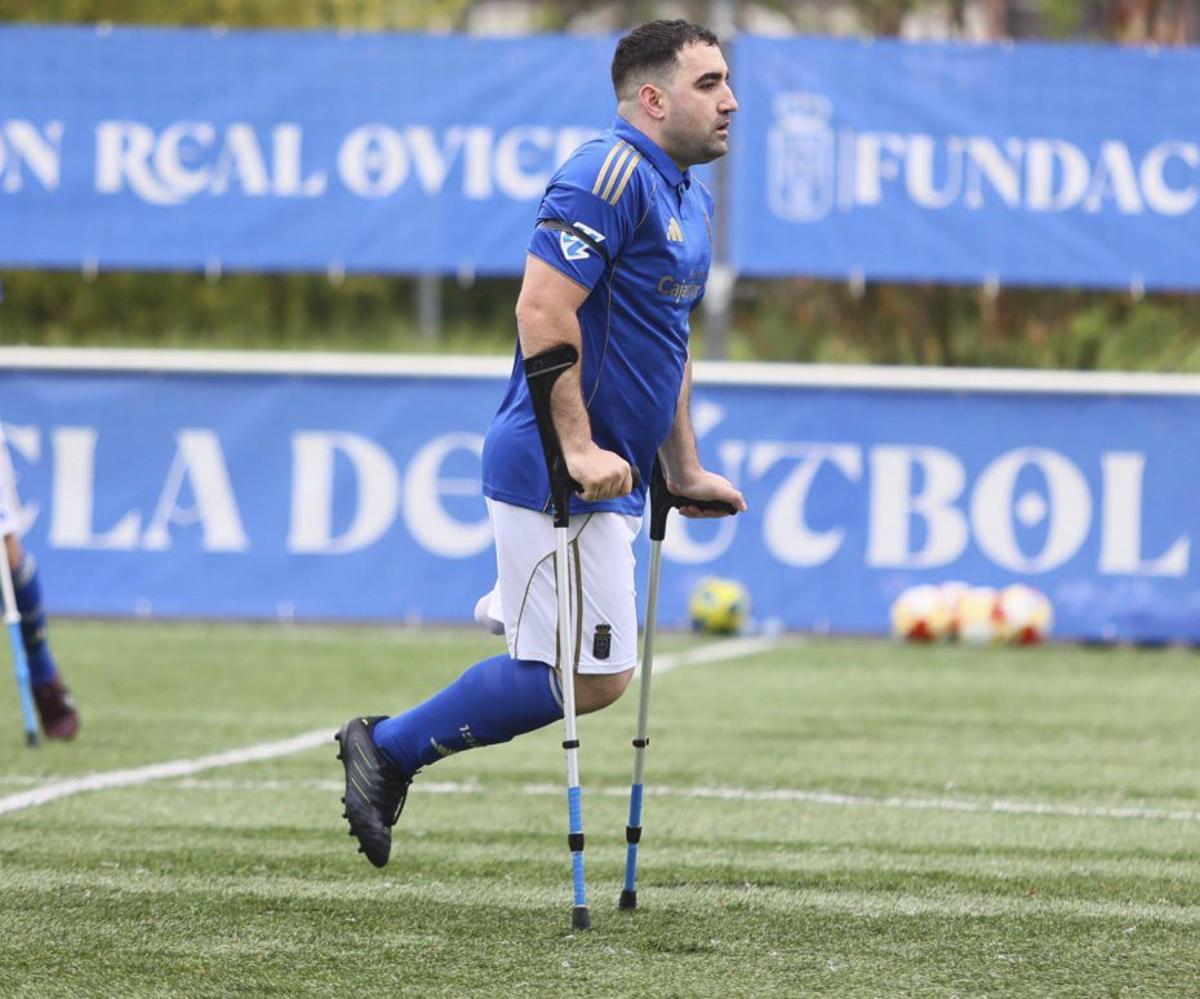 Adrián García Castro, capitán del Real Oviedo. | MARIO CANTELI