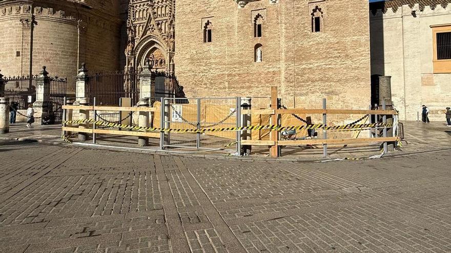 Comienzan las obras de restauración del remate renacentista de la Giralda de Sevilla: durarán casi dos años