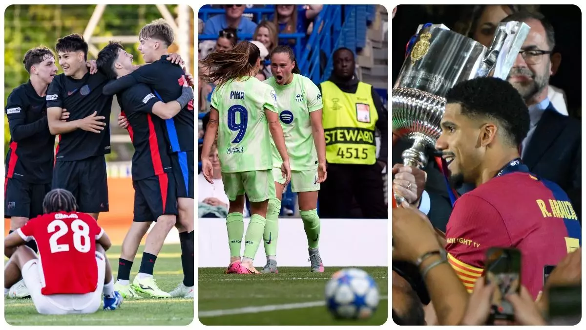 Un fin de semana m芍gico en can Bar?a: pueden caer tres Champions en la misma temporada