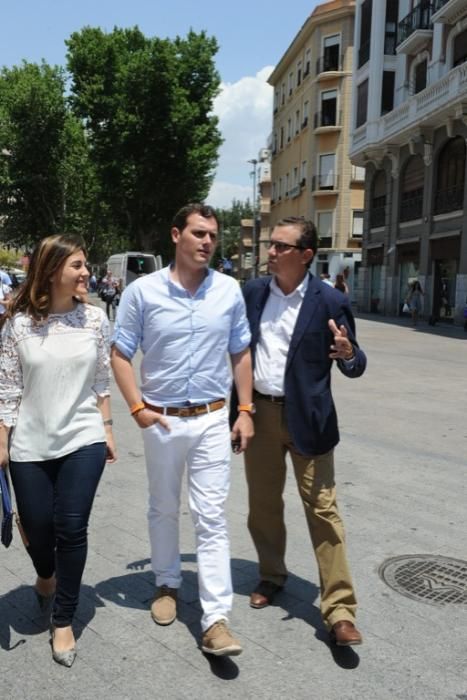 Albert Rivera visita Murcia y Los Alcázares