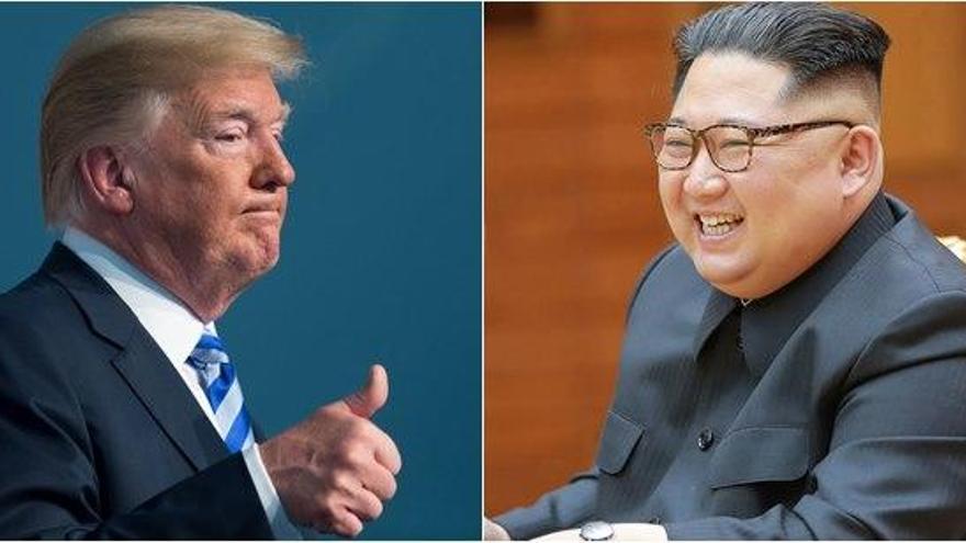 Donald Trump y Kim Jong-un.