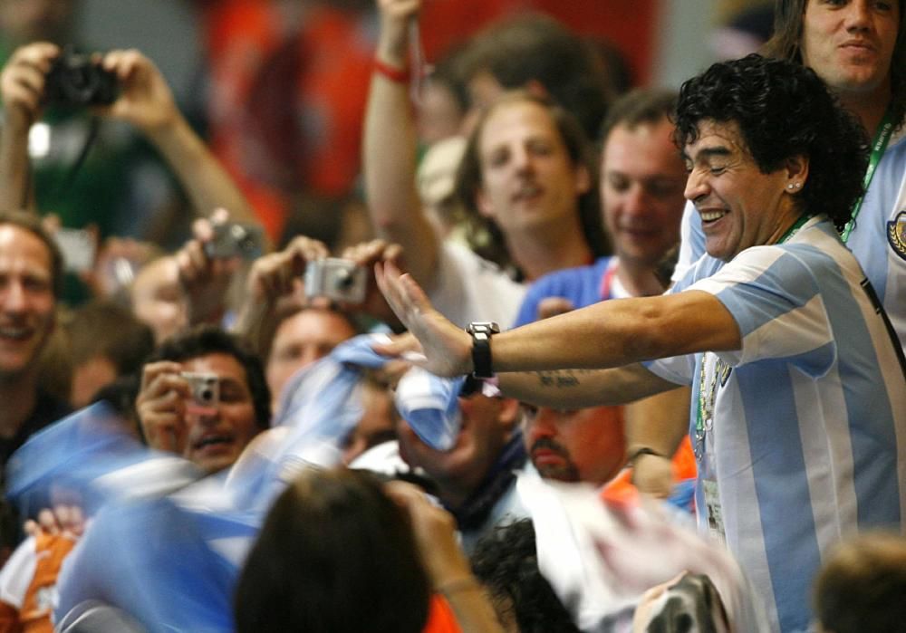 Las mejores imágenes de la vida de Maradona