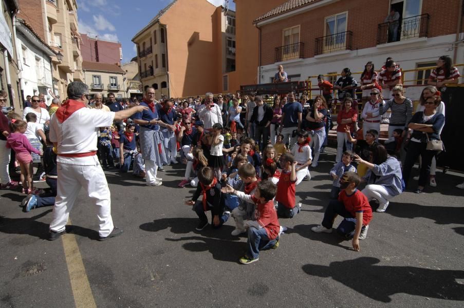 Los toros hinchables llenaron las calles