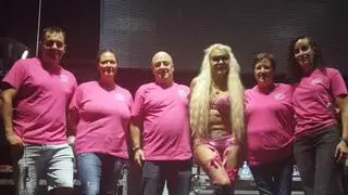 Leticia Sabater, a lo "Superestrella" en Ferroñes, que celebra hoy la "Comilona" y contará con la actuación de Vicente Díaz