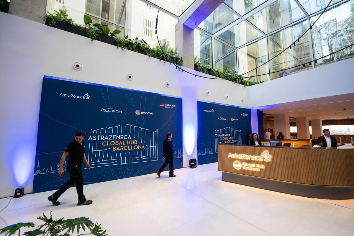 Sede del hub de AstraZeneca en Barcelona en el edificio Estel