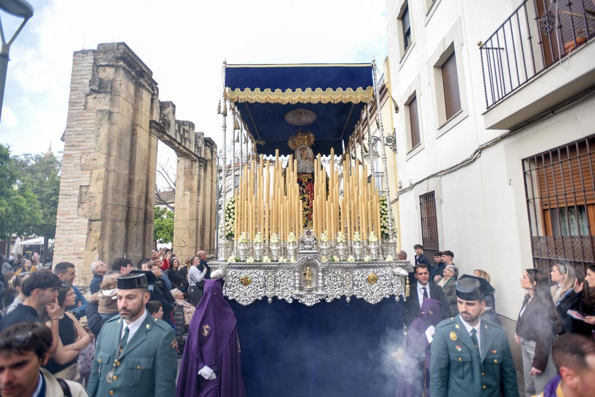 Palio de la virgen del Mayor Dolor de la hermandad de El Calvario