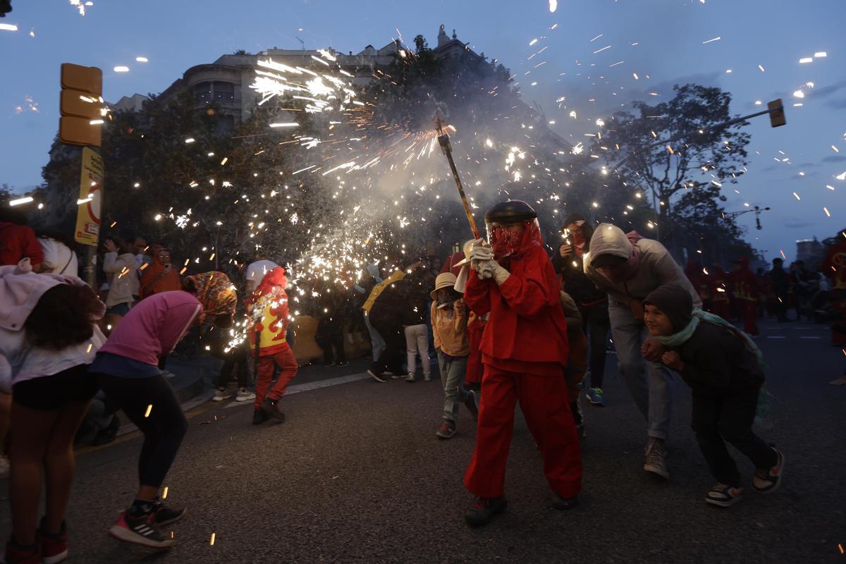 El correfoc de la Mercè, en imágenes